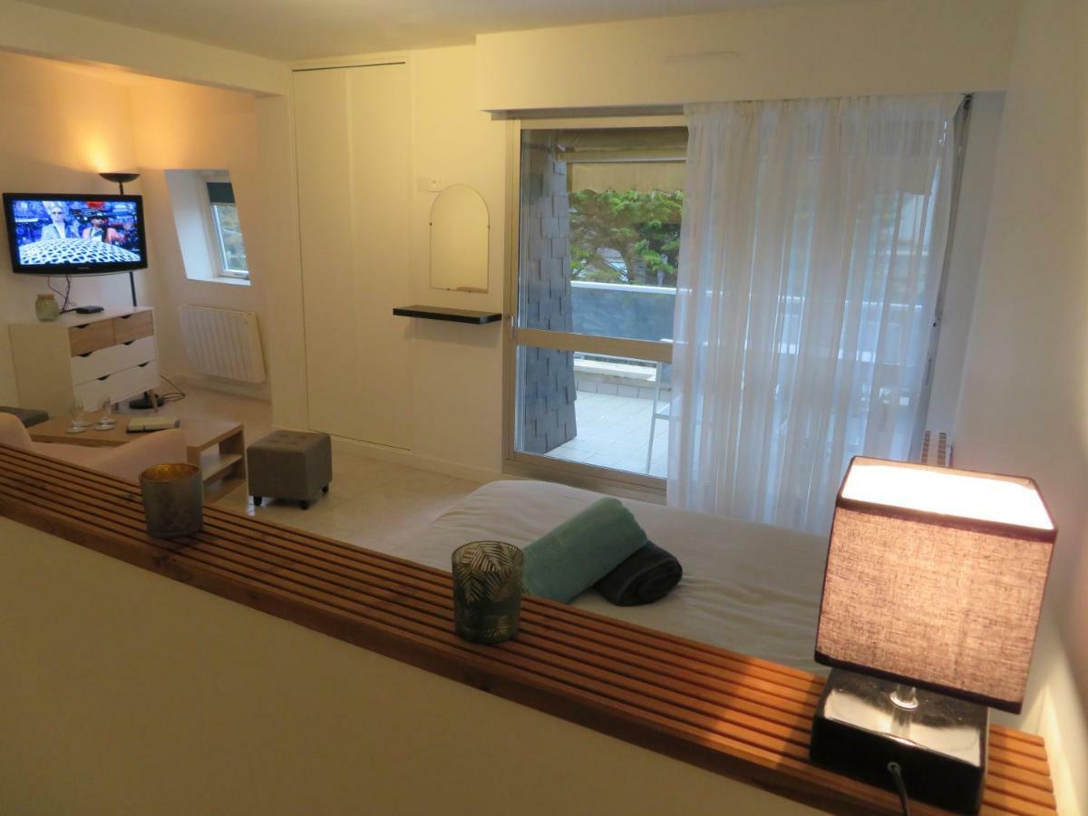 Le Studio "La Plage" 3 Etoiles Face A La Mer Benodet Luaran gambar
